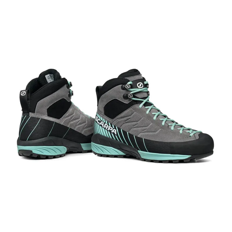Scarpa Womens Mescalito Mid GTX Boots - Mid-Gray-Aqua-3